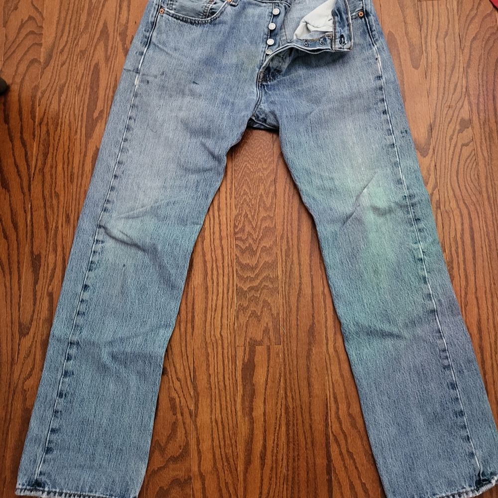 Levi's Buttonfly 501 Classic Blue Men's Jeans